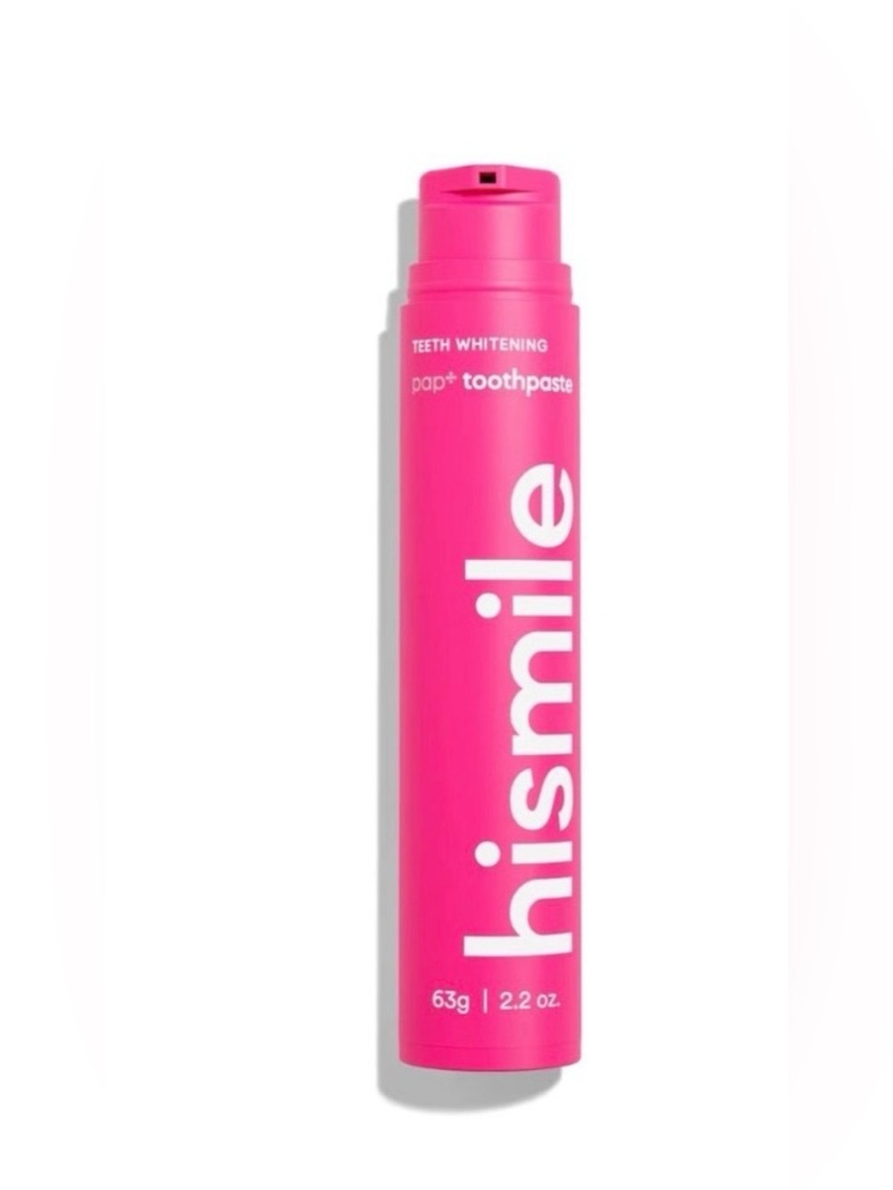 Hismile Pap+ Teeth Whitening Toothpaste 2.2 ounces Flouride Free